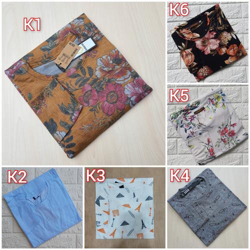 Foto Produk TERMURAH...!!! KAOS WANITA LENGAN PANJANG MOTIF dari Galeri Rara