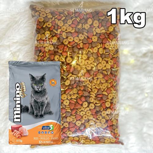 Gambar Cat Food MININO PLUS Repack 1kg Makanan Kucing Premium Perancis Kibble dari Pet Shop Semarang Kota Semarang Tokopedia