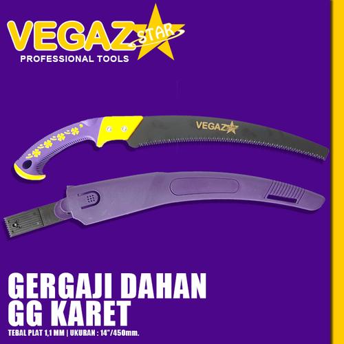 Foto Produk VEGAZSTAR - Gergaji Dahan / Gergaji Kopi Gagang Karet dari Vegaz-Tools
