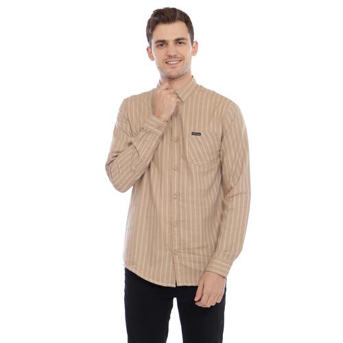 Foto Produk kemeja lengan panjang pria cottonology Jaen mocca - S dari Cottonology Indonesia
