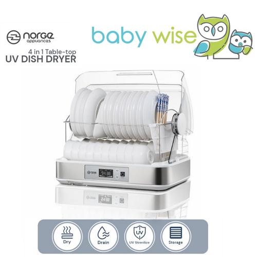 Promo Norge 4 In 1 Table Top Uv Dish Dryer 45l 350w Kota Tangerang Selatan Baby Wise Tokopedia
