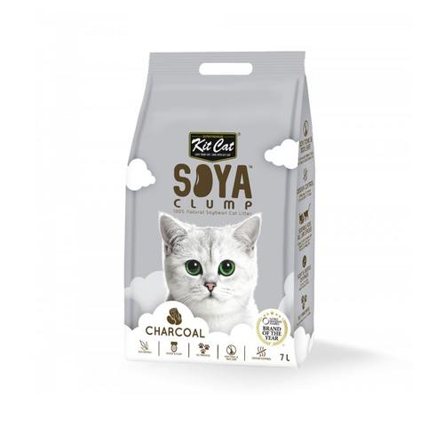 Gambar Kit Cat Tofu Soya Clump Litter 7L Charcoal Pasir Kucing Gumpal Arang dari Hime petshop Jakarta Barat Tokopedia