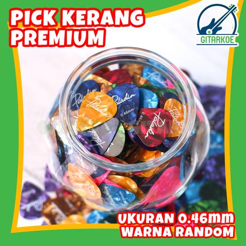 Gambar Pick Gitar Pik Kerang 0.46mm Paladin ECER WARNA RANDOM Pick Celluloid dari Gitarkoe undefined Tokopedia