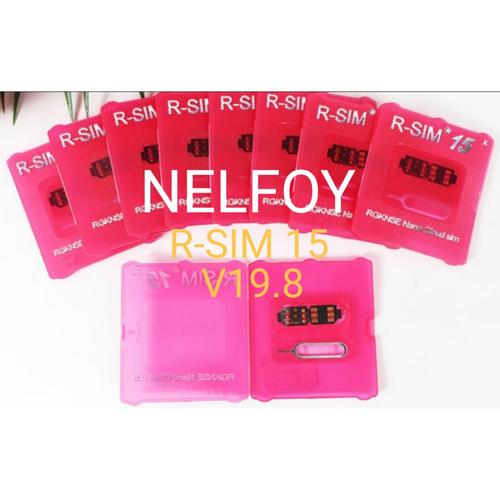 Foto Produk RSIM 14 IPHONE 11 Pro Max XS XR X 8 7 6S Plus IOS 13 15 16 R SIM dari Nelfoy