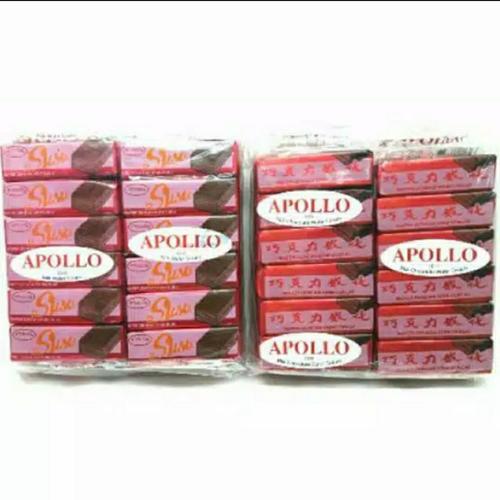 Jual apollo wafer susu coklat isi 40pcs - Jakarta Barat - tokokelly.id ...
