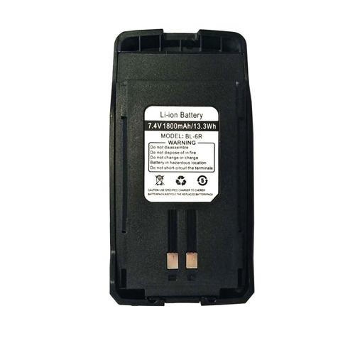 Gambar Baterai HT UV-6R 1800mAh Lithium Baofeng Pofung UV6R UV6 BL-6R dari Hanika Communication Jakarta Barat Tokopedia