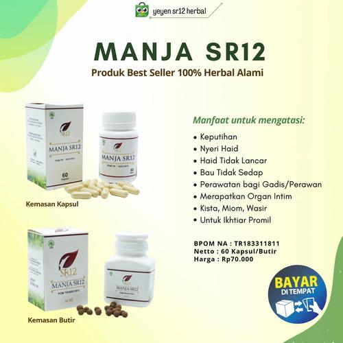 Foto Produk DAHSYAT!! MANJA SR12/ MANJAKANI ASLI ACEH/BPOM /KEPUTIHAN / NYERI HAID - Butir dari yeyen sr12 herbal