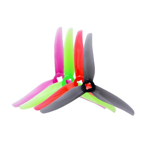Foto Produk GEMFAN Hurricane Durable 3 Blade 4023 1.5mm 5mm Propellers - Green dari DooFPV