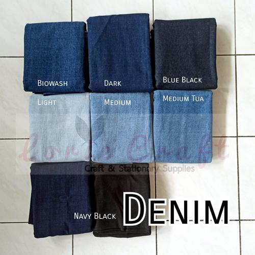 Jual Kain Denim Washing Jeans Tebal 