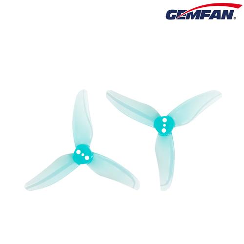 Foto Produk GEMFAN Hurricane Durable 3 Blade 2512 1.5mm 2mm Propellers - Blue dari DooFPV