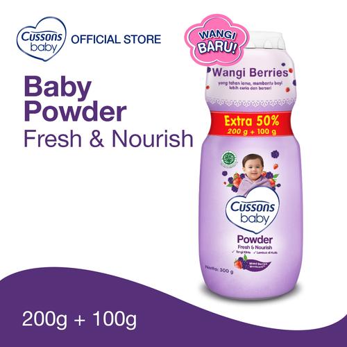 Foto Produk Cussons Baby Fresh & Nourish Powder 200gr Extra Fill dari Cussons Official Store