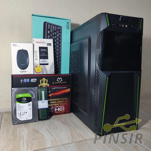 Foto Produk CPU PC Rakitan Intel Core I5 RAM 8GB HDD 500GB SSD 120GB Original - IGP dari PINSIR