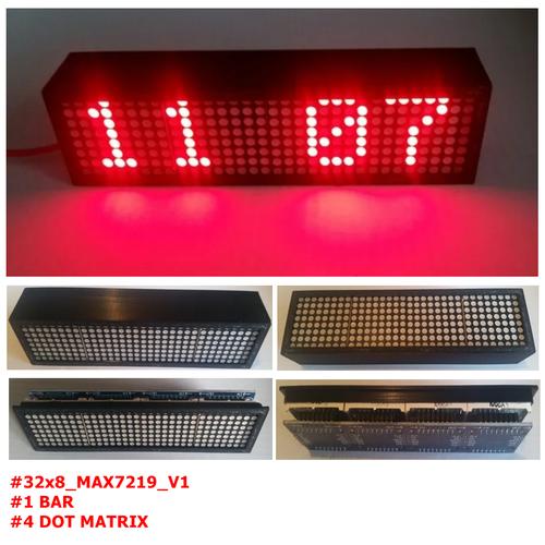 Jual Case Casing Cover Frame Module LED Max7219 Dot Matrix 32x8 V1 - B+ ...
