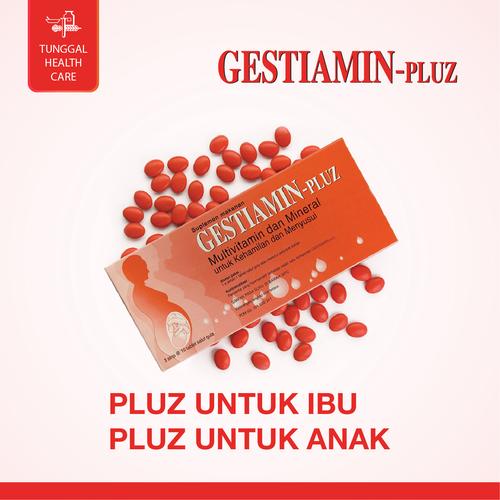 Gambar Gestiamin Pluz - Multivitamin Keluarga Penting Ibu Hamil & Menyusui dari Tunggal Health Care Tokopedia