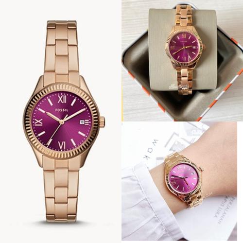 Jual Jam Fos BQ3636 Rye rose gold 