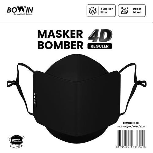 Foto Produk MASKER KAIN BOWIN BOMBER !! 2x anti bakteri - Reguler dari Toko murah ashuy