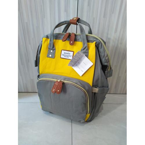 yellow anello backpack