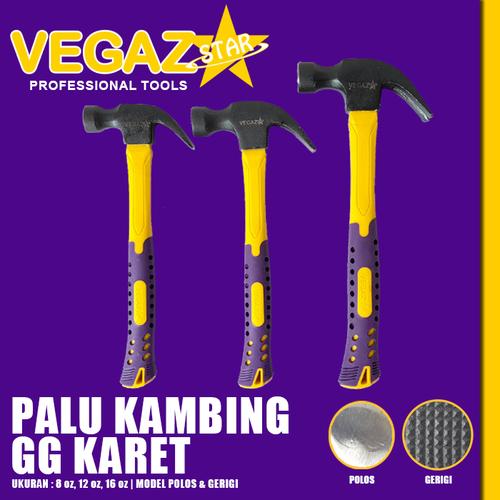 Foto Produk VEGAZSTAR - Palu Kambing Gagang Karet dari Vegaz-Tools