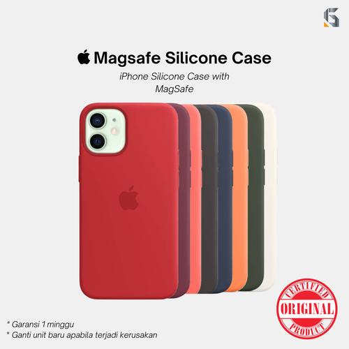 Jual Apple Silicone Case With Magsafe For Iphone 12 Pro Max Mini Clear Plum Iphone12 12pro Jakarta Utara Gsolution Tokopedia