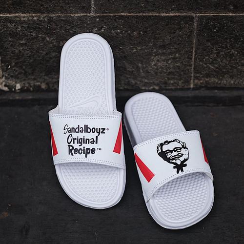 Jual NIKE BENASSI KFC X SANDALBOYZ 