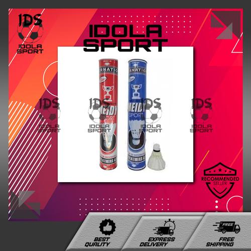 Foto Produk SHUTTLECOCK /COCK BADMINTON /KOK BULUTANGKIS MEIDY ISI 12 BAGUS MURAH dari idolasport
