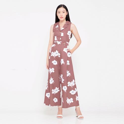 Foto Produk Chocochips - Alexis Jumpsuit Old Rose - Merah, S dari Chocochips Official Shop