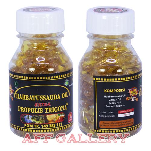 Foto Produk Habbatussauda Extra Propolis Trigona 200 Kapsul UMS | Habatussauda dari AFF GALLERY