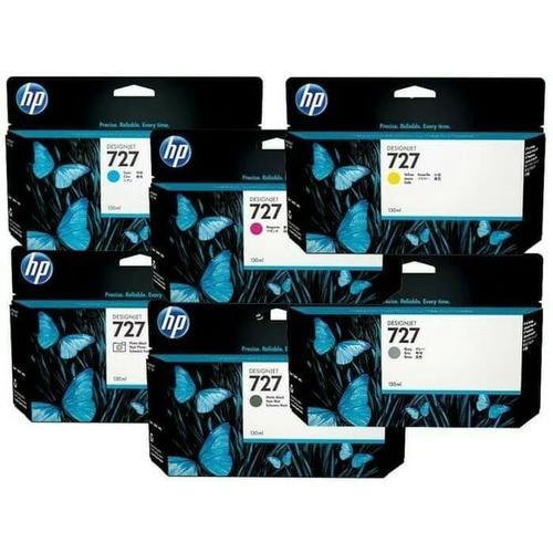 Jual Tinta HP 727 130ml (1SET) \u003d HP DESIGNJET T920, T1500, T2500, T930 -  Jakarta Selatan - podoseneng original | Tokopedia