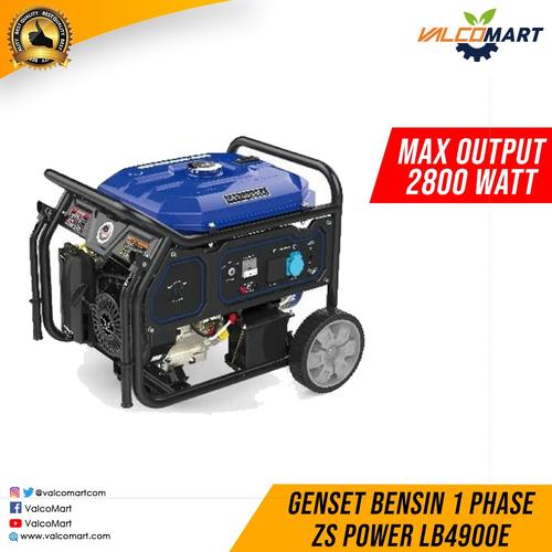 Foto Produk Genset Bensin 1 Phase ZS Power LB4900E 2.KW-2.8KW Gasoline Generator dari Valco