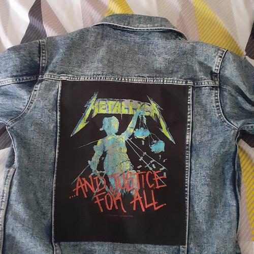 Jual denim jacket Metallica (M size 