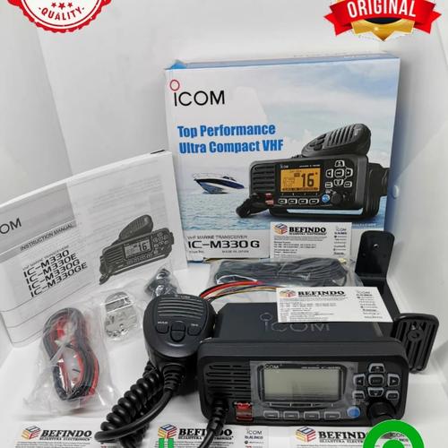 Jual Rig VHF Marine Dilengkapi GPS ICOM IC-M330G Original Garansi Resmi ...