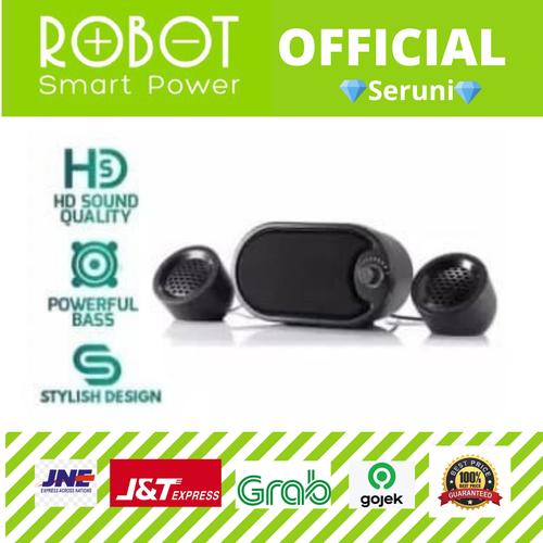 Foto Produk BLACK SPEAKER ROBOT STEREO RS170 LED dari serunicomp