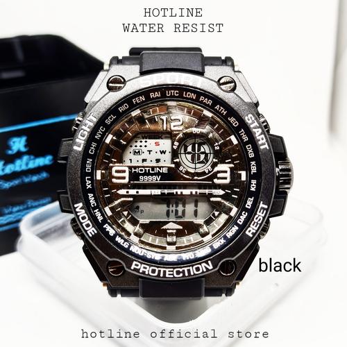 Jual JAM TANGAN PRIA - JAM HOTLINE DIGITAL WATER RESIST // HL 999 - Hitam -  Jakarta Pusat - JUNNOWATCHES | Tokopedia