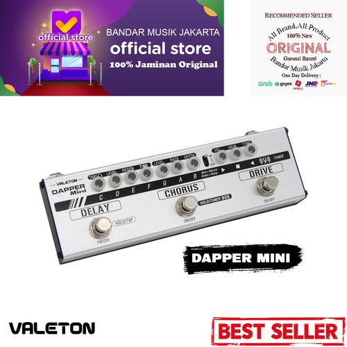 Promo Valeton Dapper Mini Guitar Multi Effects Pedal,BMJ Cicil 0 3x