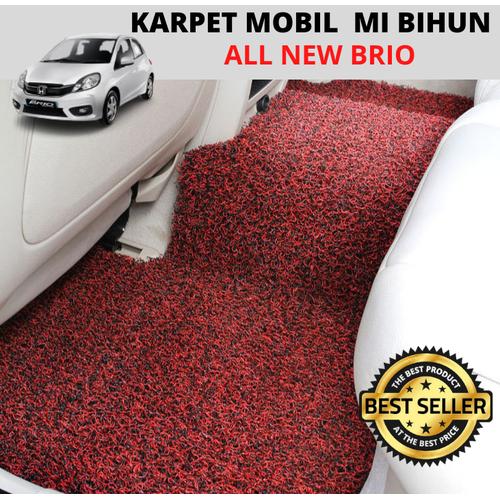 Foto Produk KARPET MOBIL / KESET MOBIL PVC ALL NEW BRIO(FULL BAGASI) - 1 WARNA - Hitam dari Houseof Carpet
