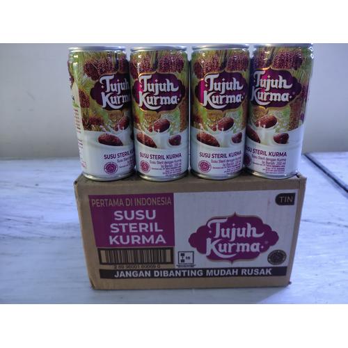Foto Produk Tujuh Kurma Susu Steril 200ml 1 dus isi 12 Kaleng - 7 kurma 1 dus dari PT GSM