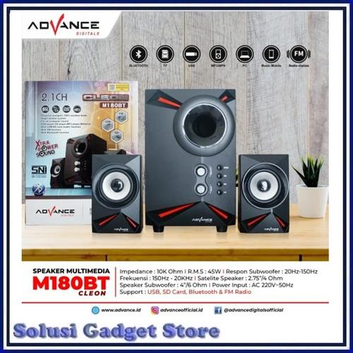 Foto Produk SPEAKER BLUETOOTH ADVANCE M180BT CLEON dari Solusi Gadget Store