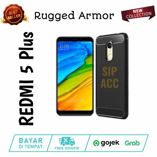 Foto Produk CASE SILIKON CARBON XIAOMI REDMI 5 plus SOFTCASE CASING dari SIP ACC