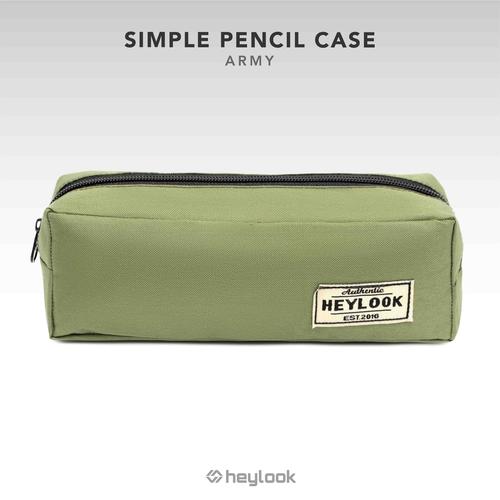 Foto Produk TEMPAT PENSIL KOSTAK PENCIL CASE KOTAK PENSIL PULPEN ATK SEKOLAH - Army dari Heylook Official