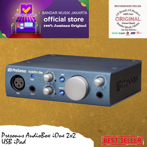 Gambar PreSonus AudioBox iOne 2x2 USB iPad Audio Interface,BMJ dari Bandar Musik Jakarta BMJ Jakarta Pusat Tokopedia