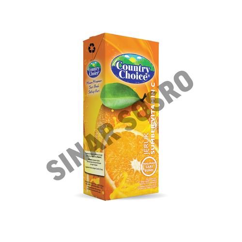 Foto Produk Country Choice Orange 250 ml Isi 12 Pcs dari Sosro Official Store