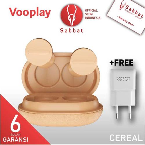 Foto Produk Sabbat Vooplay Cereal TWS earphone bluetooth 5 aptX alt X12 E12 Ultra dari Sabbat Official