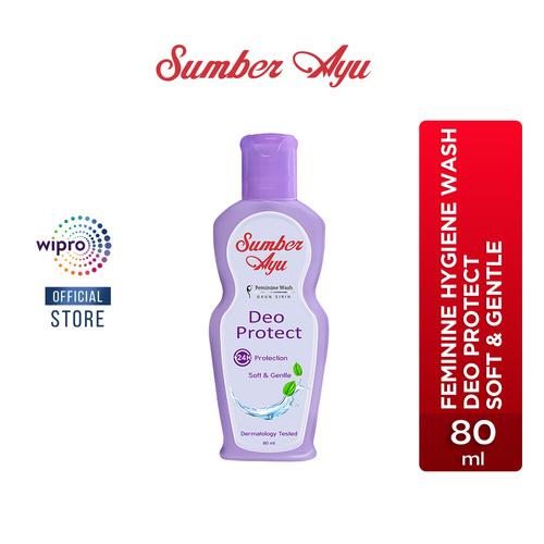 Foto Produk Sumber Ayu Feminine Hygiene Wash Deo Protect Soft & Gentle 80 Ml dari Wipro Unza Official