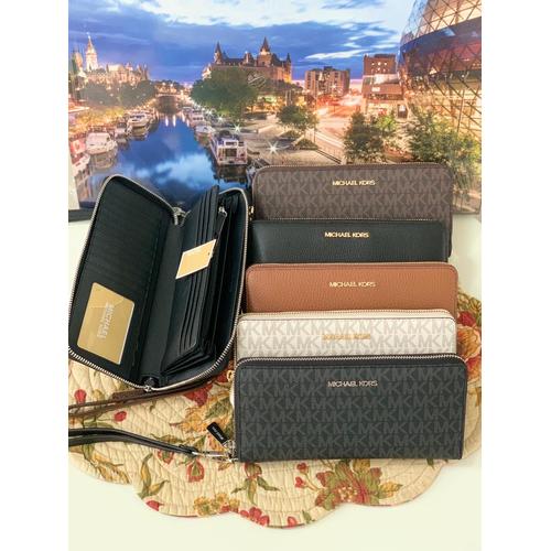 michael kors zip wallet