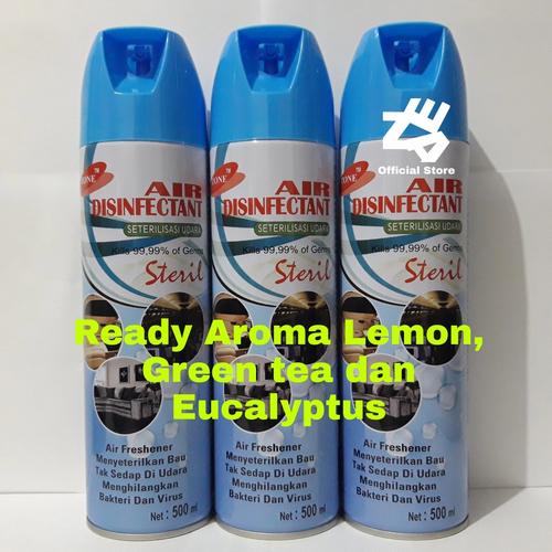 Foto Produk Air disinfectant spray 500ml (aerosol) - 500ml Lemon dari Kurniawanhajrianto