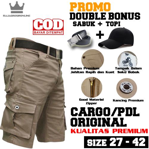 Foto Produk Celana Cargo Pendek Original - S dari rajagrosironline