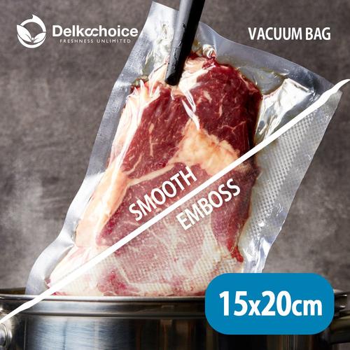 Foto Produk PLASTIK VACUM BAG / PLASTIK VAKUM MAKANAN ( Uk : 15cm x 20cm ) - Premium dari Aneka Bungkus