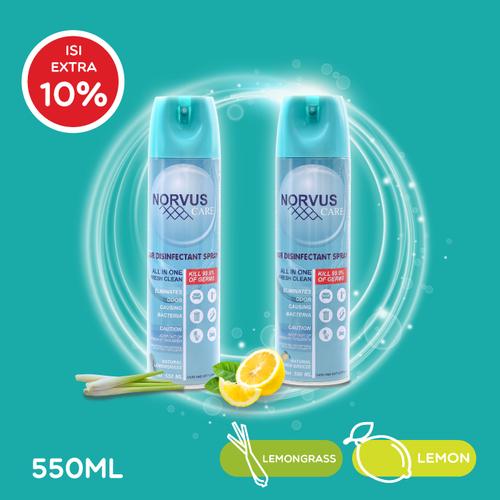 Foto Produk NORVUS Air Disinfectant Spray Aerosol 550ml - PROMO 2 pcs LG & LE dari Norvus Indonesia