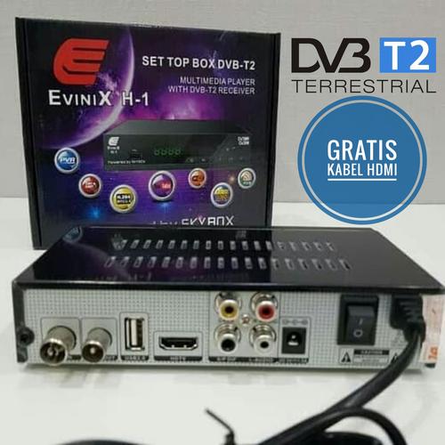 Jual New Set Top Box Dvb T2 Tv Digital Indonesia Evinix H1 Gratis Hdmi Jakarta Selatan Tokogue28 Tokopedia