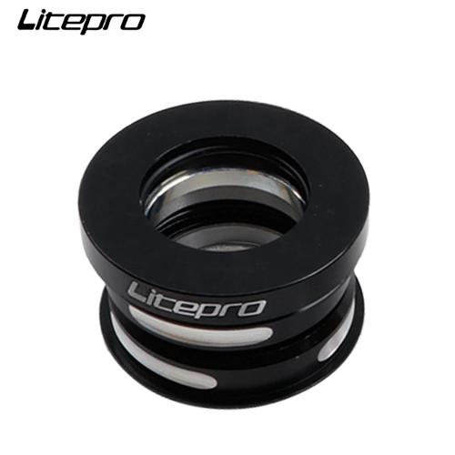 Foto Produk Headset Litepro Bearing 44 mm Folding Bike Ultralight – 4 Warna - Black dari Maxxiebike